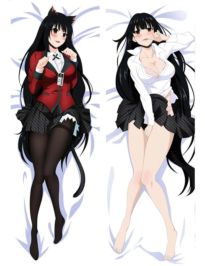 Аниме Dakimakura kakeguurui косплей реквизит обнимая тело на заказ кирари Momobami Yumeko Jabami Mary Saotome наволочка - Цвет: 50X150cm