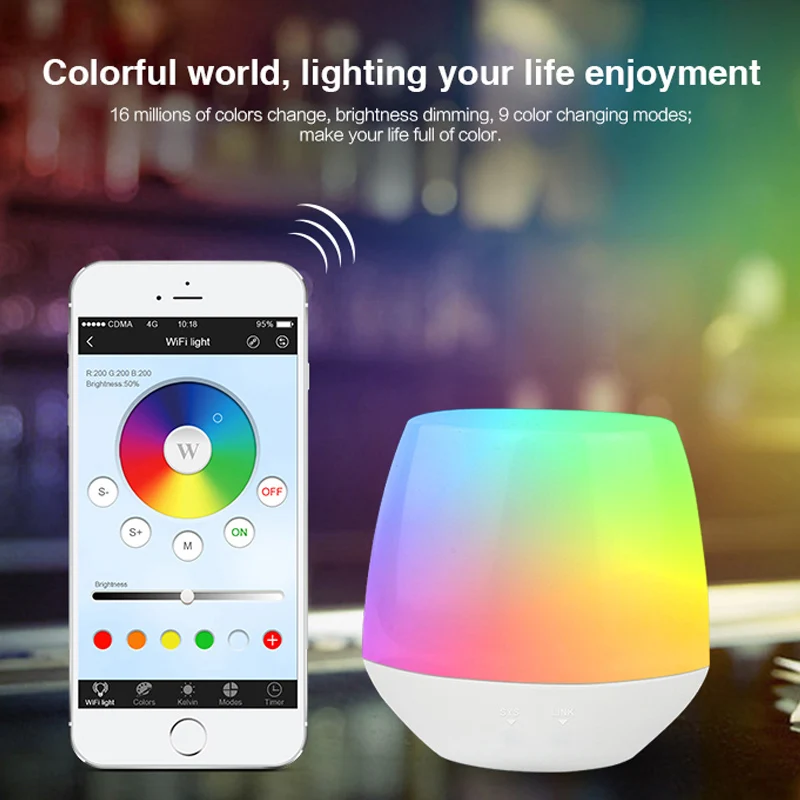 

WiFi iBox1 LED Controller Smart Night light Remote 2.4G Wireless WiFi rgb Controller For Mi Light RGBW WW LED Lamp Bulb Lights