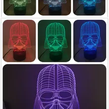 Светодиодный 3d-ночник