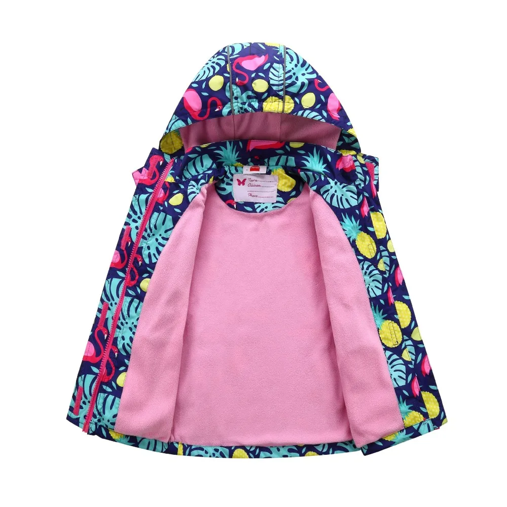 Água à Prova de Vento Quentes de lã à Prova d' Polar para 3-12t Crianças Outerwear Bebê Meninas Jaquetas Cabolsa Outono Inverno Primavera 22 Casaco Crianças Quentes de Lã Polar Para