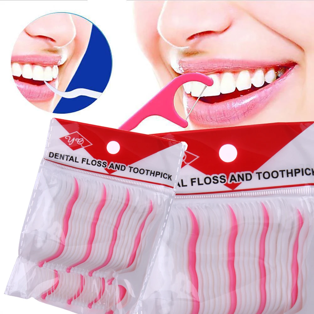 125 шт зубная нить er межзубная палочка для чистки зубов зубные зубы гигиена полости рта очистка зубной нити для очистки