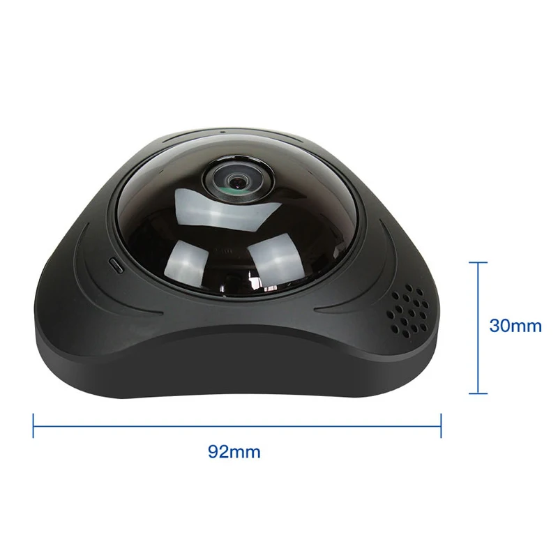Full HD 1080P панорамная VR камера 3D WIFI Рыбий глаз объектив 3 0 MP Wi Fi IR ночное видение