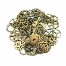 20 шт бронзовые детали для часов в стиле стимпанк Cyberpunnk Cogs Gears DIY ювелирные изделия для рукоделия