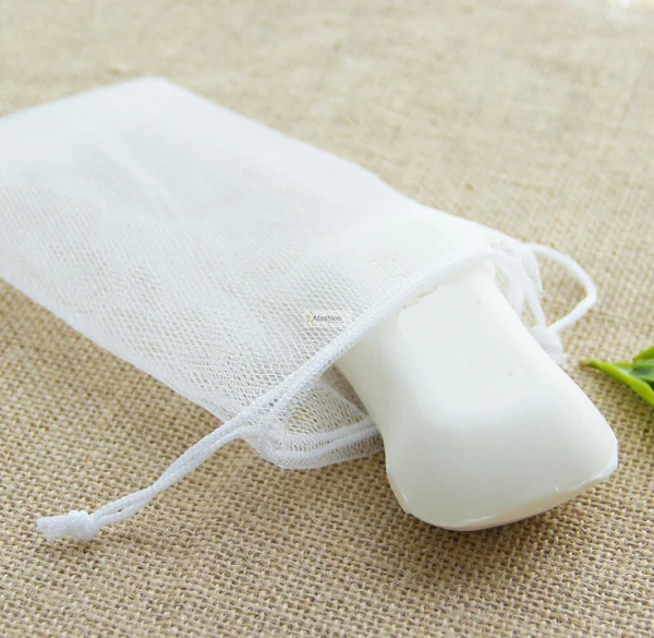 

3pcs Soap bubble nets body facial gel foaming mesh bag face clean tools