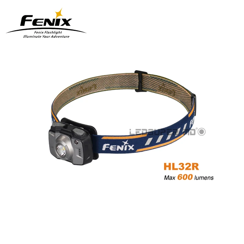 Fenix HL32R 600 люменов Cree XP-G3 светодиодный перезаряжаемый наружный налобный фонарь со встроенным литий-полимерным аккумулятором 2000 мАч