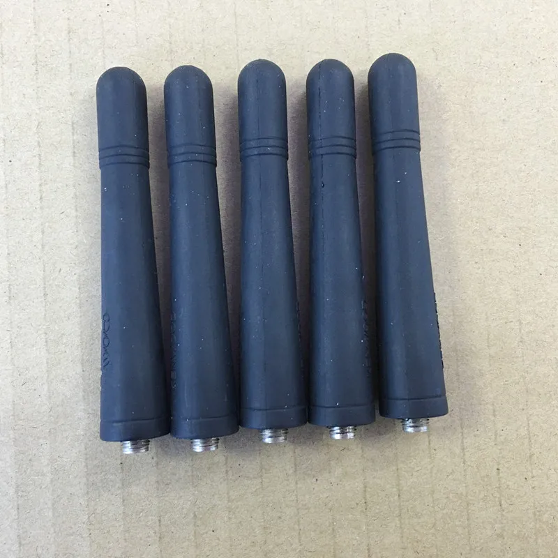 Honghuismart 5 шт./лот короткая 8 см резиновая кнутая Антенна UHF 400 470 МГц SMA мама для Kenwood