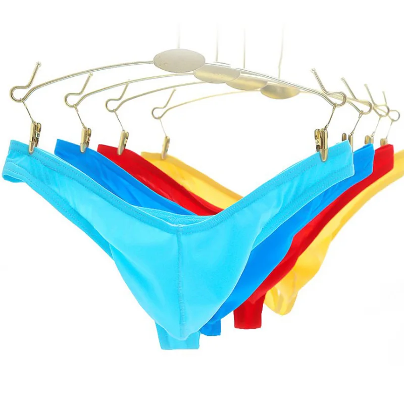 

Men transparent thongs and g strings sexy gay men's underwear smooth ice silk briefs mens see through t back thong tanga panties