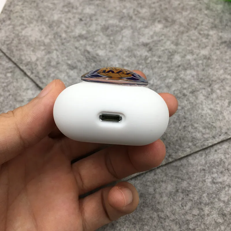 Модный силиконовый Bluetooth беспроводной чехол для наушников для AirPods 1 2 защитный чехол для Apple Airpods зарядная коробка