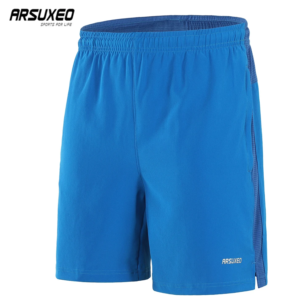ARSUXEO шорты для бега мужские уличные спортивные шорты Кроссфит фитнес-шорты штаны Одежда для тренировок быстросохнущая B203