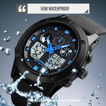 

SKMEI 1514 Waterproof Men Sport Watches Male Relojes Hombre Fashion Digital Wristwatches Dual Display Watch Clock Men