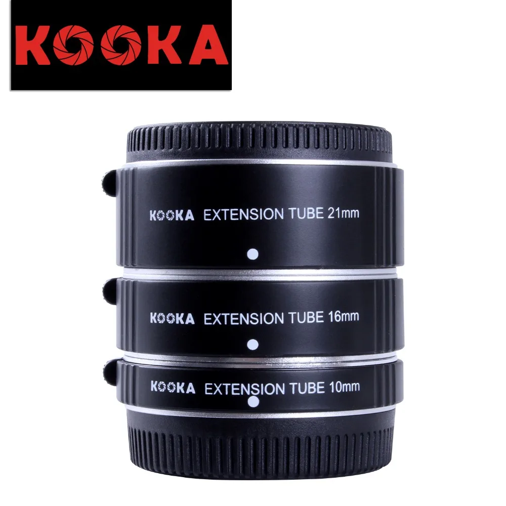 KOOKA KK FT47A Aluminium Alloy Extension Tube Set TTL Auto Exposure for Olympus Panasonic M 4