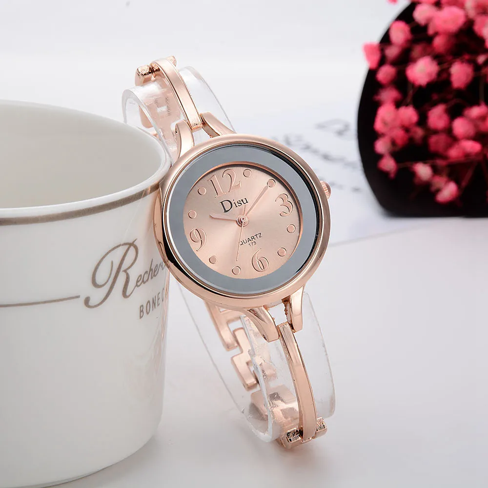 

Relojes mujer Women Alloy Strap Wristwatch Bracelet Quartz watch Woman Ladies Watches Clock Female Fashion Women Watches FW
