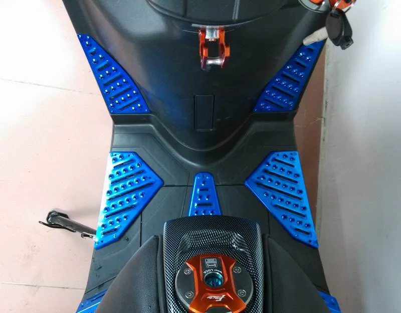 1set Scooter Foot Mat Floor Mats Carpet Anti Slip Dustproof For