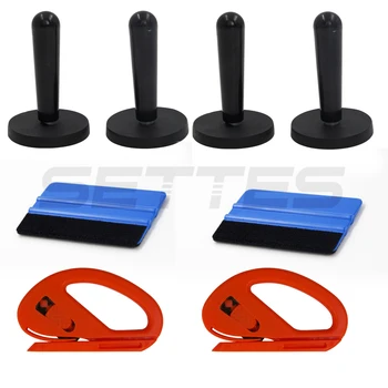 

Car Wrapping Installation Tool kit Magnet Holder Felt Scraper Vinyl Cutter