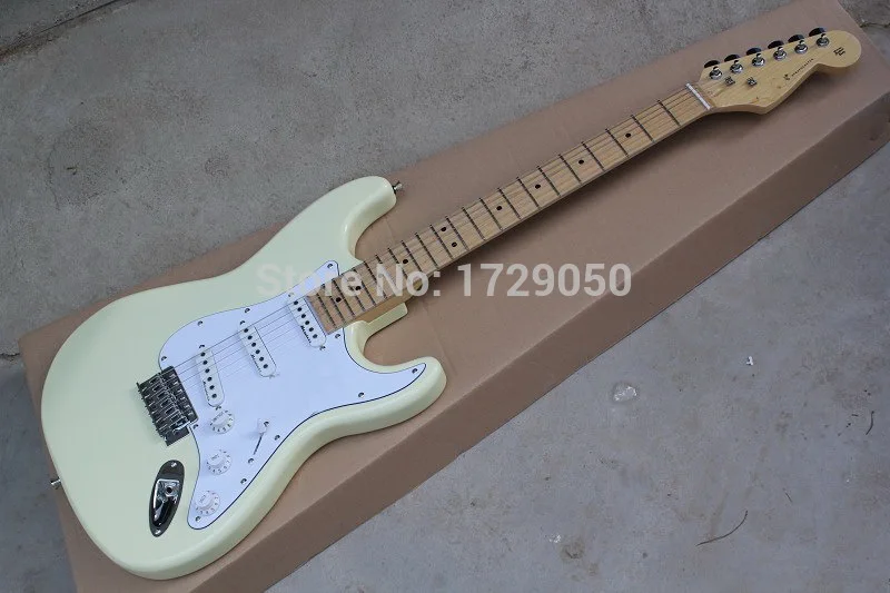 china Factory direct wholesale Top Quality New Electric Guitar, Cream