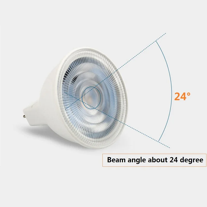 LED Bulb Spotlight GU10 MR16 6W 220V Downlight fixture Spot light Recessed Lighting Kit LED Lampada Bulbs with MR16/GU5.3 Socket