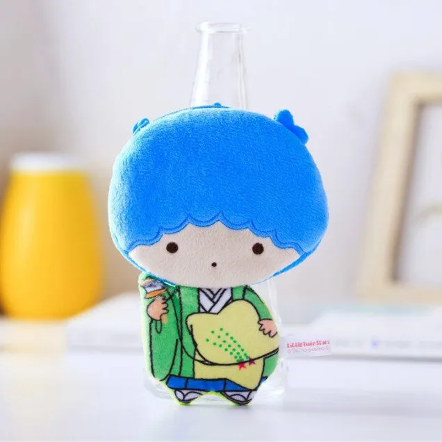Мультфильм рисунок «Hello Kitty» с рисунками из мультфильма «My Melody» в персонажи Little Twin Stars плисовое портмоне и прикольной сумочкой Детский кошелек Kawaii сумка для ключей для подарки для детей