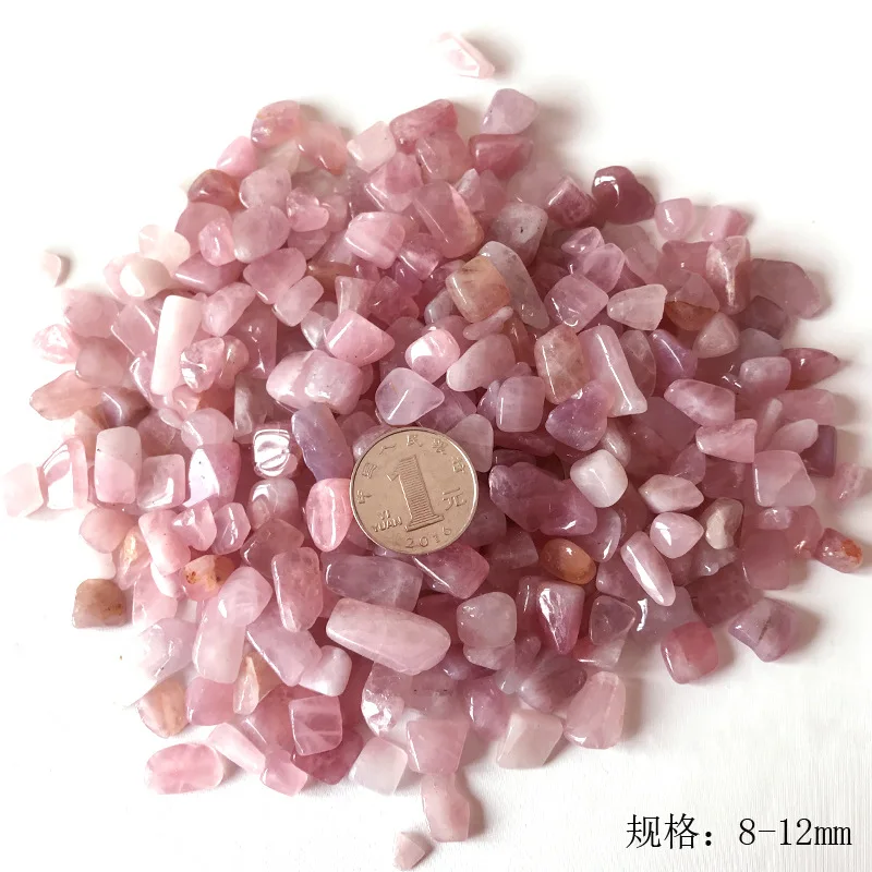 

Drop Shipping 50g 3 Size Natural Pink Rose Quartz Crystal Gravel Stone Rock Chips Healing Crystals for Crafts