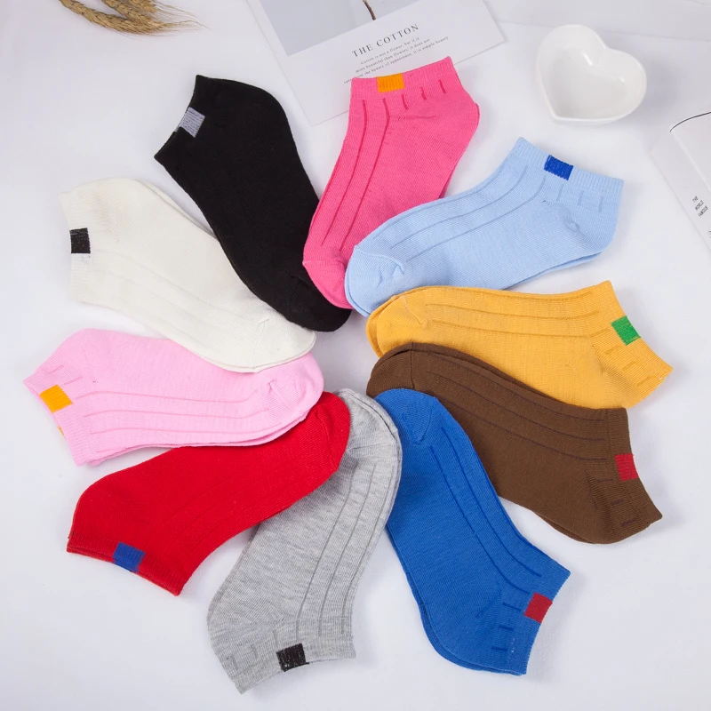 Women Ankle Socks Girls Stripe Casual Boat Socks Fashion Lady Black Short Socks New Style Dropshipping