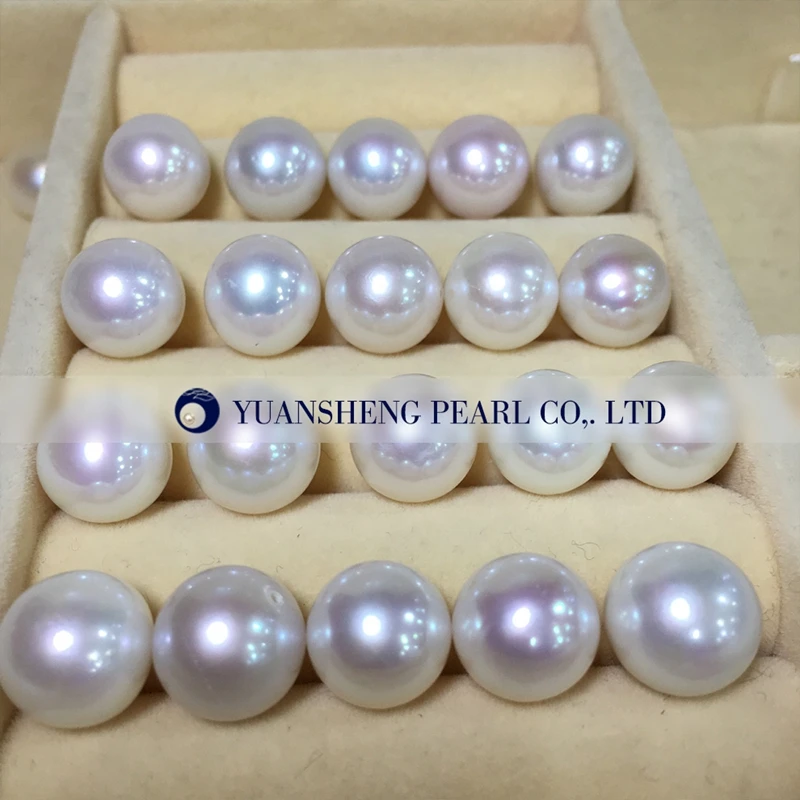 

[YS] 10-11mm AAAA Perfect Round Freshwater Pearls Edison Pearl Loose Pearl