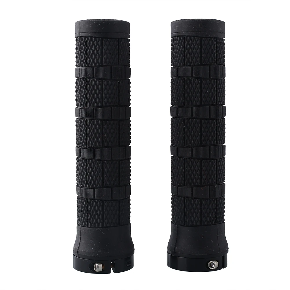 1 Pair Rubber Handlebar Lock on Grips Bicycle MTB Locking Sports New Bike Parrts & Accessories Handlebar Grips|Bicycle Grips| - AliExpress