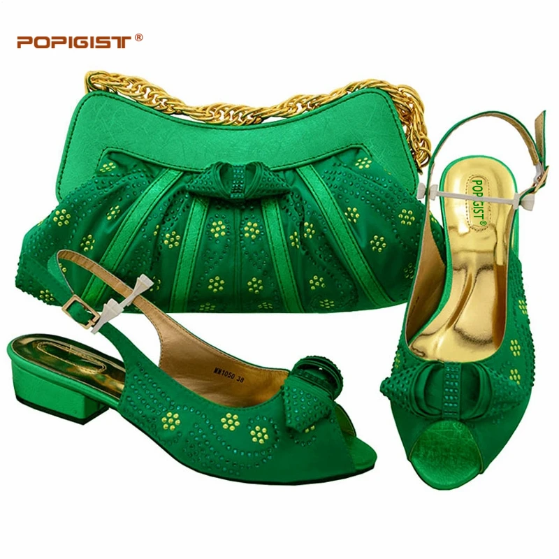 green color heels