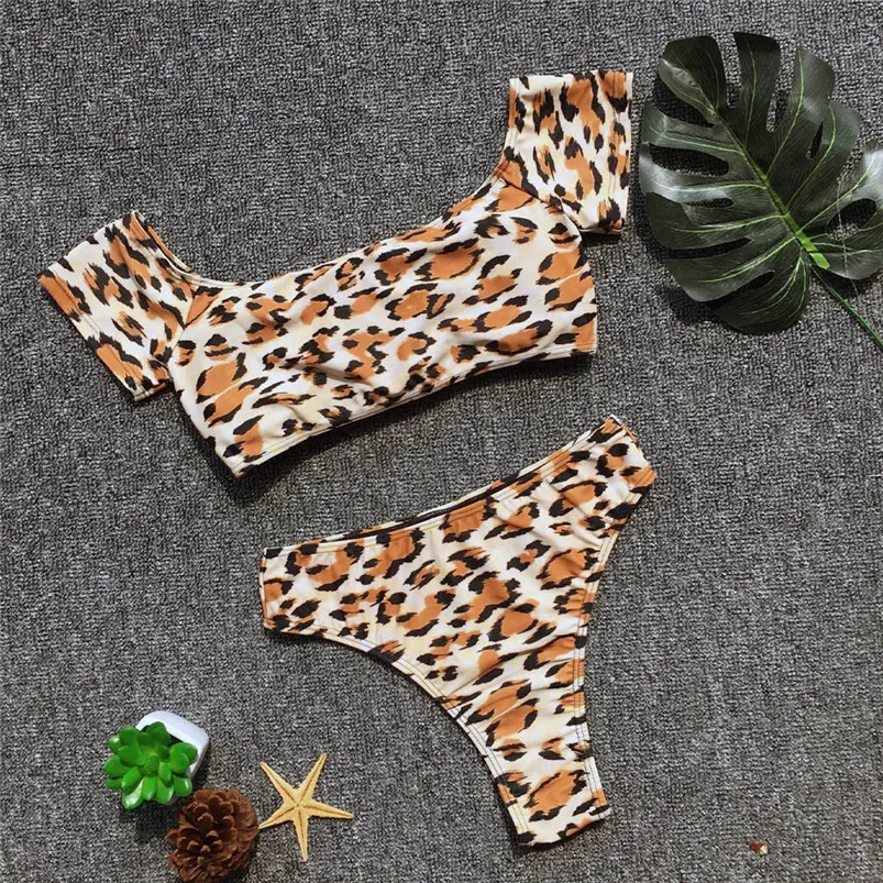 sexy bra set for women briefs lingerie set Plus Size Print Tankini Swimjupmsuit Swimsuit Beachwear Padded Swimwear H20 (4)