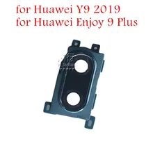 Для задней камеры Huawei Y9 2019 стеклянный объектив с держателем