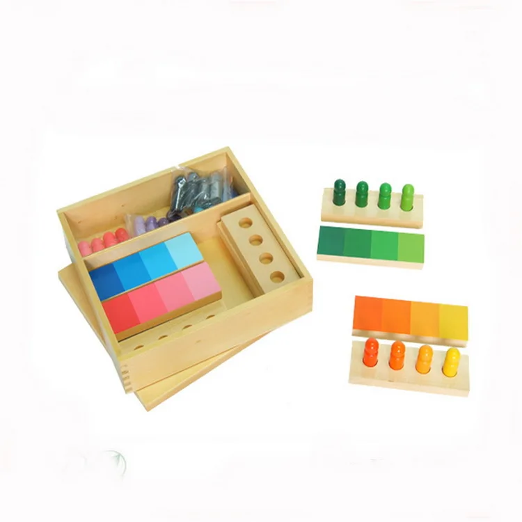 

Montessori professional early education teaching aids kindergarten Montessori baby teaching aids color card toy card