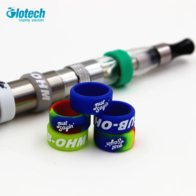 

Glotech 20Pcs/Lot Ecig Silicone rubber Non Slip decorative and protection rubber band for EGO series CE4 CE5 EVOD MT3 vaporizer