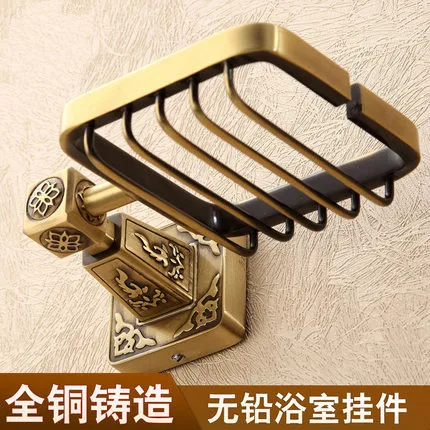 

GE10302 European bath with copper antique soap net bathroom rack vintage soap dish