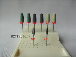8 шт. hp средство для полировки зубов набор акриловые полировки боры дрель полировальные инструменты Ротари
