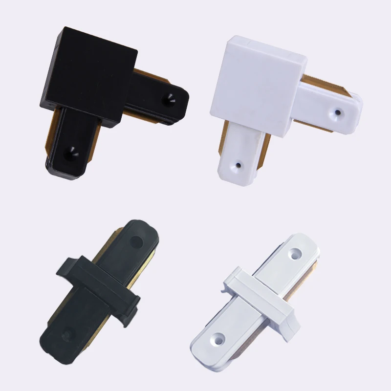 2 أجزاء/وحدة 0.5 M المسار السكك الحديدية ل LED أضواء المسارات مصابيح الإضاءة العالمي الألومنيوم 2-سلك السكك الحديدية للملابس متجر السكك الحديدية ...