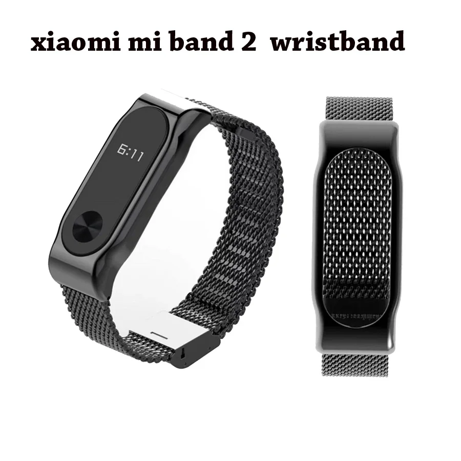 Free shopping Hot Sale Mi Band 2 Metal Wrist Strap For Original Xiaomi Miband 2 Smart