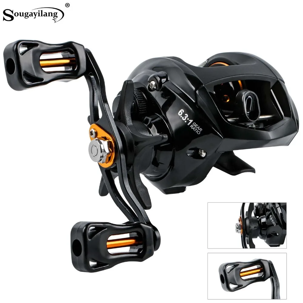 Buy Sougayilang Baitcasting Fishing Reel 12+1BB 6.31