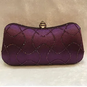 

Champagne Crystal Clutch Evening Bags For Women Party Dinner Prom Mini Metal Clutches Handbag Wedding Clutch Bridal Purse