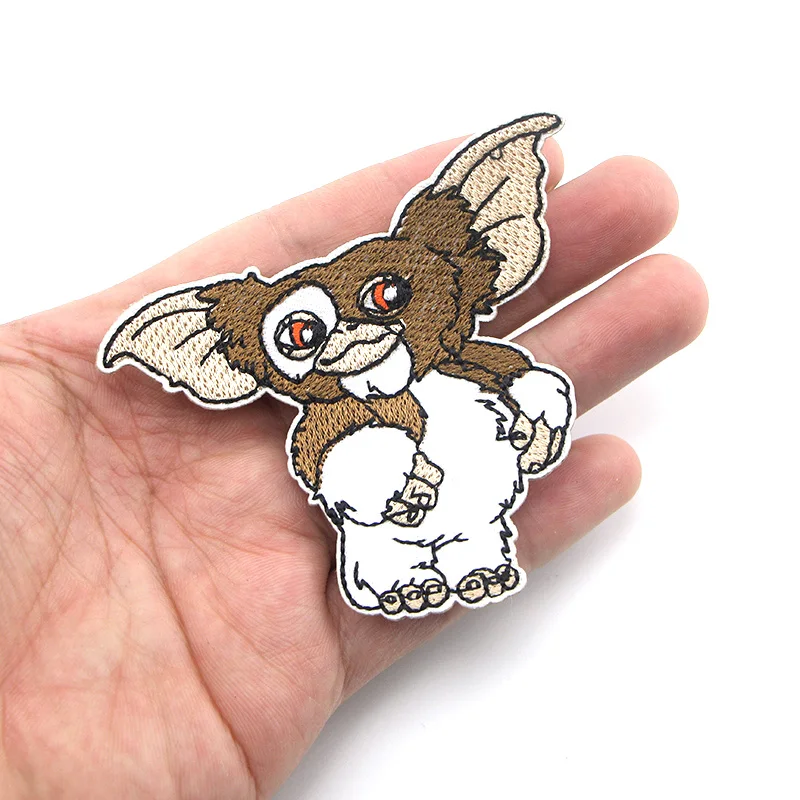 Gremlins gizmo панк аппликационные заплатки Сделай Сам железо на обуви джинсовая рубашка ткань джерси аксессуары наклейки вышитые значки E0082