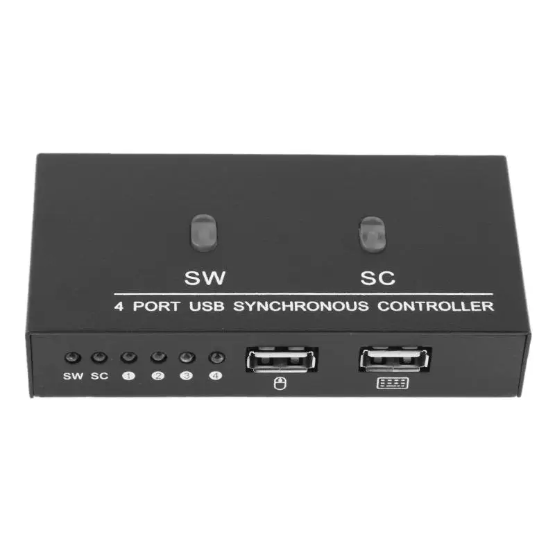 

4 Ports USB Synchronous Controller Keyboard Mouse button panel key keyboard hotkey Synchronizer for Computer pc