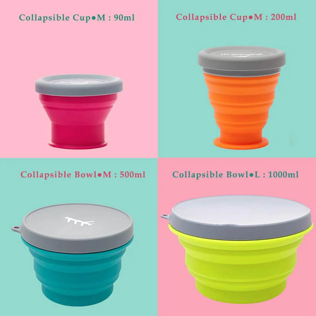 

Silicone Collapsible Portable Bowl Travel Outdoor Activities Home Outdoor Bowl Silicone Folding Bowl