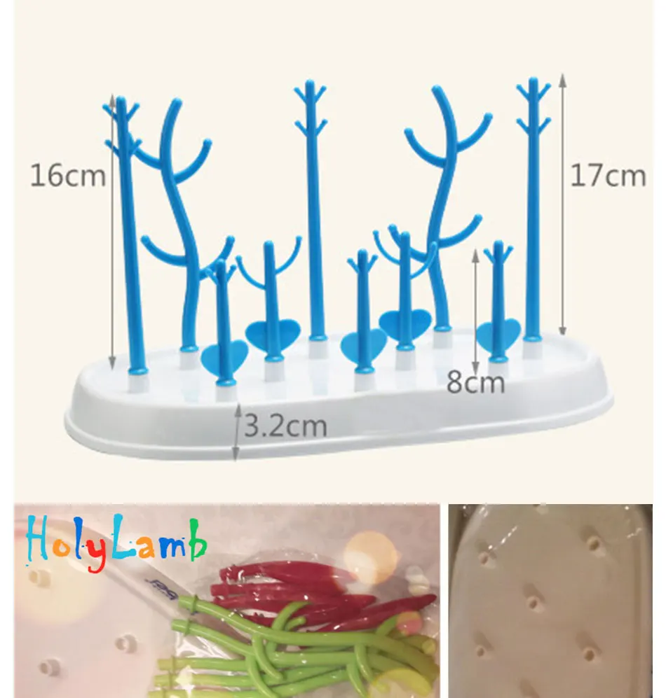 11,11 дерево Форма стеллаж для просушки бутылки младенца Детские бутылочка для кормления крылом Хранение Полка для сосок новорожденных соски-пустышки подстаканник сушилка