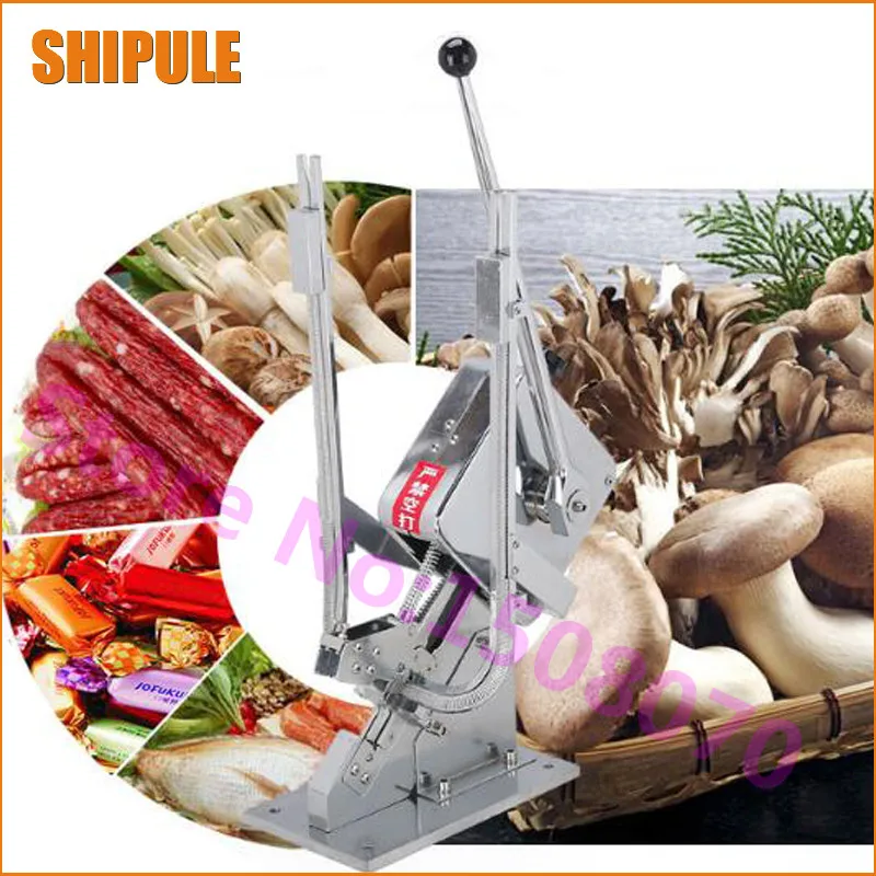 Shopping mall U lock double sausage clipper machine manuel