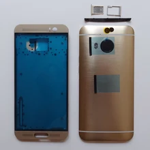 Для htc One M9 Plus M9+ средняя рамка ЖК передняя рамка Корпус+ Крышка батарейного отсека чехол+ Sim/SD лоток с кнопками