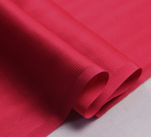100 pure mulberry soft silk fabrics four pooh red silk fabric coat