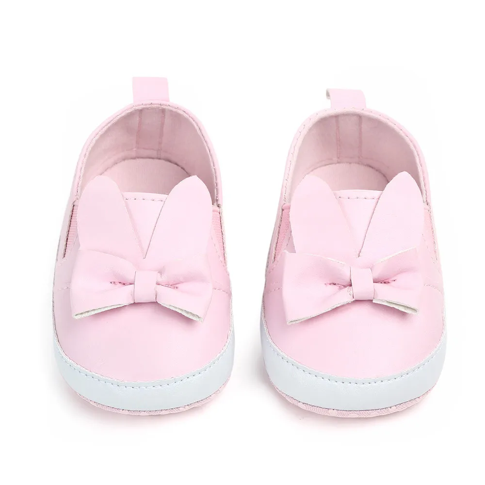 

Butterfly-knot Baby Girls First Walkers Cute Baby Girls Newborn Infant Baby Bow Casual First Walker Toddler Shoes
