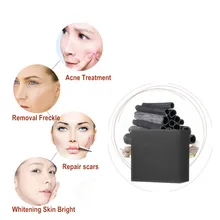 Лечение кожи акне Черная пигментация отбеливающая анти Удаление Шрама от акне прыщи поры черная головка Очищающая косметическое мыло ручной работы