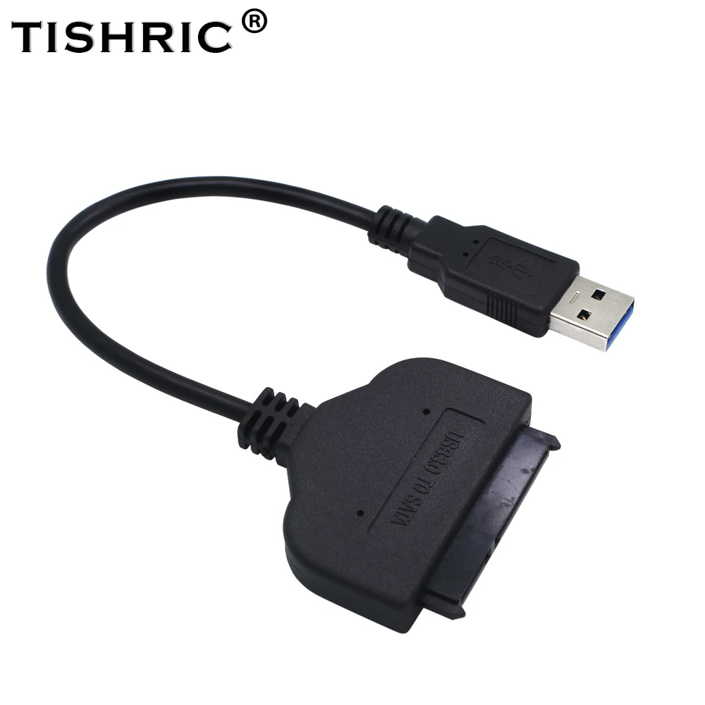 TISHRIC Molex Sata 3.0 to Usb 3.0 Adapter 7+15 22Pin External Optical