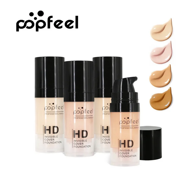 

Brand 15ml Women Makeup Liquid Foundation Long Lasting Waterproof Facial Base Care Concealer Facial Beauty Foundation Concealer