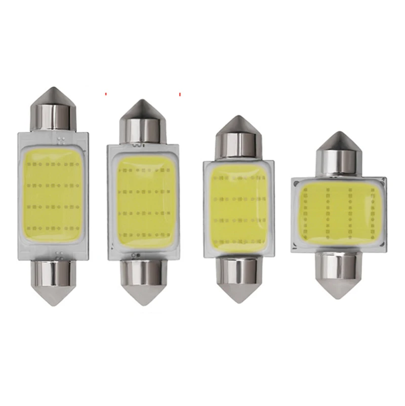 1х гирлянда COB 31 мм 36 мм 39 мм 42 мм светодиодный светильник 12 чипов C5W DC12V белый цвет Автомобильный купольный светильник Авто интерьерная Лампа 12В автомобильные аксессуары