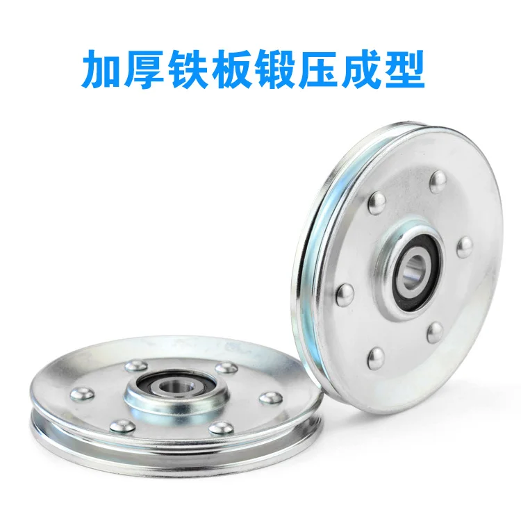 polia da corda de fio de roda do elevador do entalhe de polia do rolamento de roda de