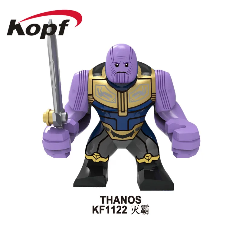 

Single Sale Building Blocks Super Heroes 7cm Thanos Abomination Hulk Action Figures Education Gift For Children Toys KF1122